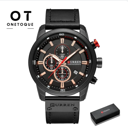 Relógio Curren Magnatta™ + Brinde Exclusivo