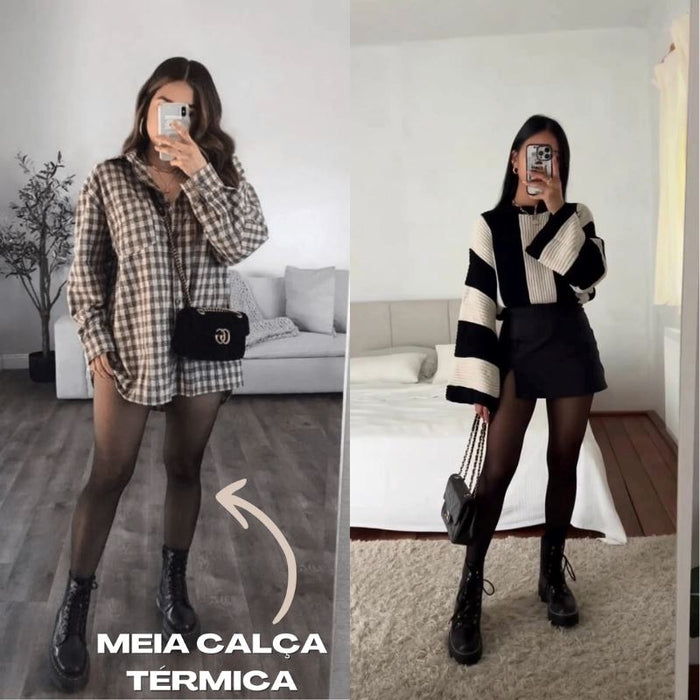 Meia-Calça Peluciada com Lã [Compre 1 & Leve 2]